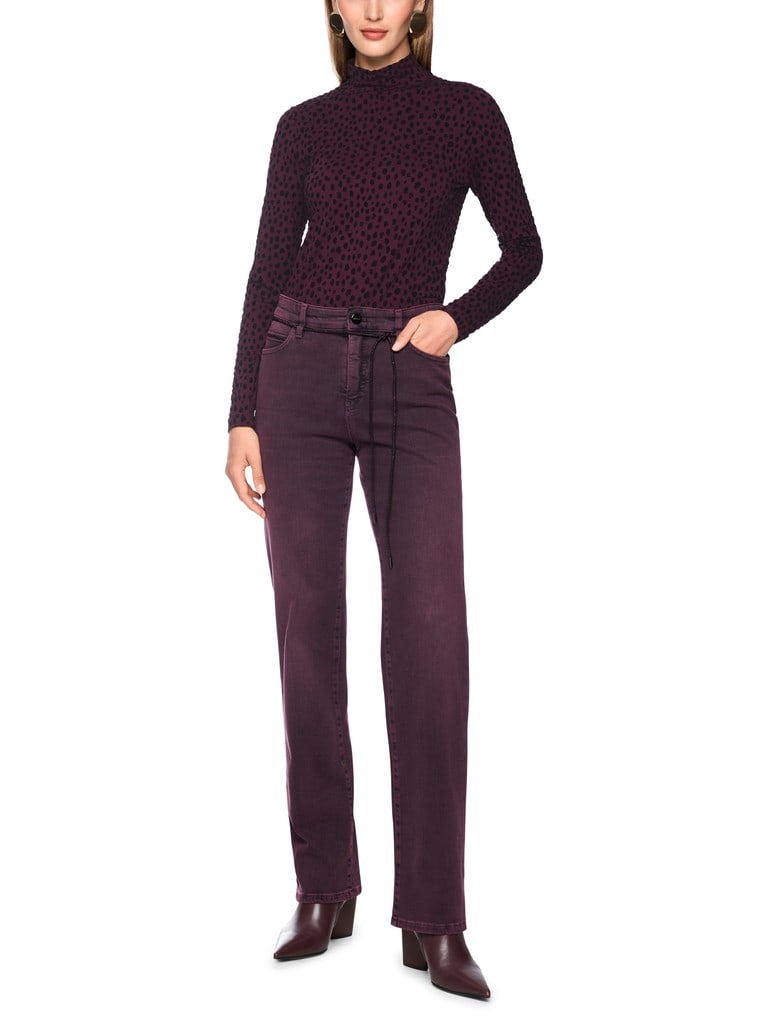 Stretch-Shirt mit Bambi-Print
