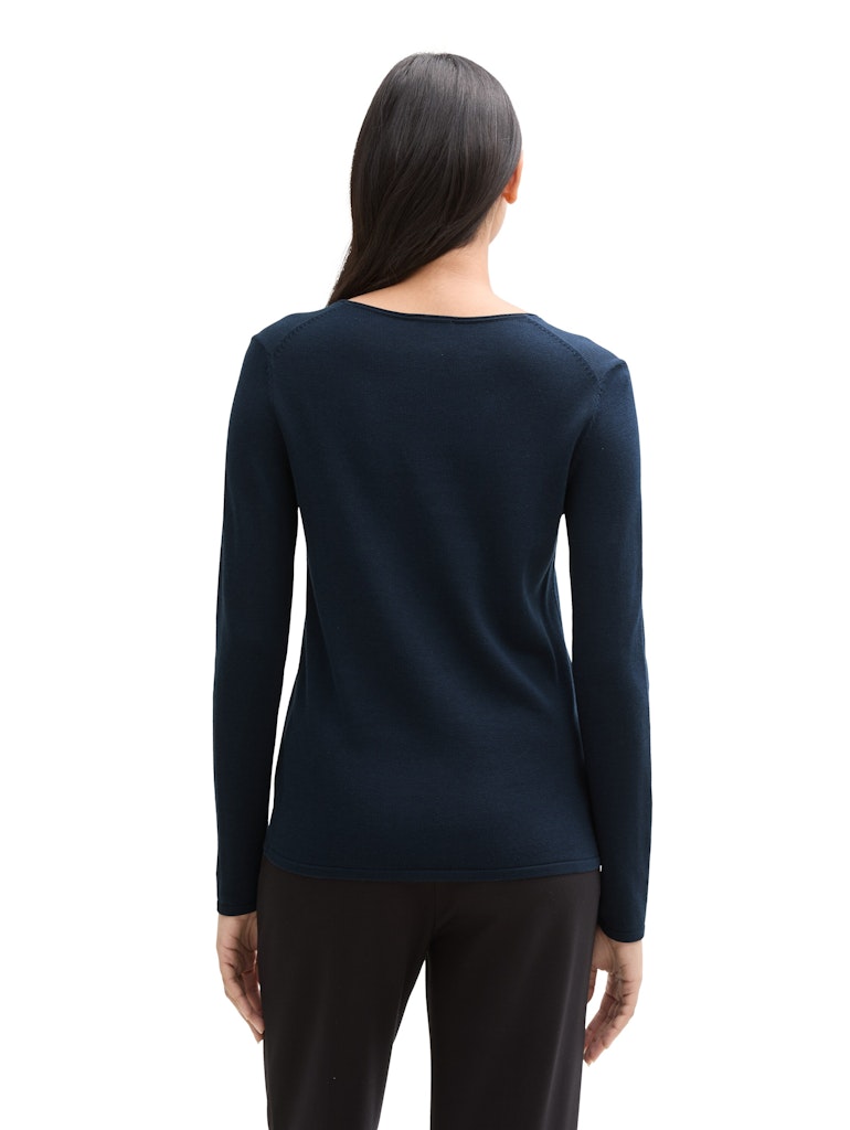 Pullover mit V-Ausschnitt
